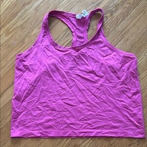 lululemon athletica Pink crop Tank Top size 16